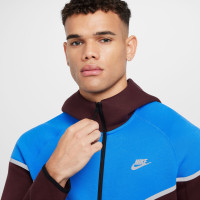 Nike Tech Fleece Sportswear Survêtement Bordeaux Bleu Clair Argenté Noir