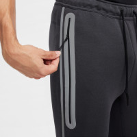 Nike Tech Fleece Sportswear Pantalon de Jogging Gris Foncé Orange Gris