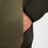 Nike Tech Fleece Sportswear Veste Vert Olive Foncé Vert Olive Noir