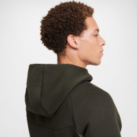 Nike Tech Fleece Sportswear Veste Vert Olive Foncé Vert Olive Noir
