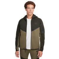 Nike Tech Fleece Sportswear Veste Vert Olive Foncé Vert Olive Noir