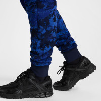 Nike Tech Fleece Sportswear Camo Pantalon de Jogging Bleu Bleu Foncé Noir