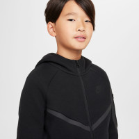 Nike Tech Fleece Sportswear Trainingspak Kids Zwart Donkergrijs