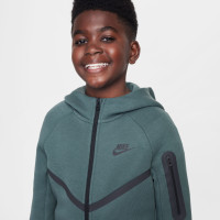 Nike Tech Fleece Sportswear Survêtement Enfants Vert Foncé Noir