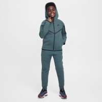 Nike Tech Fleece Sportswear Survêtement Enfants Vert Foncé Noir