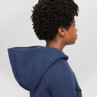 Nike Tech Fleece Sportswear Veste Enfants Bleu Foncé Noir