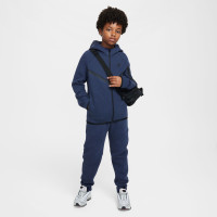Nike Tech Fleece Sportswear Veste Enfants Bleu Foncé Noir