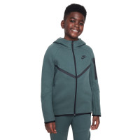 Nike Tech Fleece Sportswear Survêtement Enfants Vert Foncé Noir