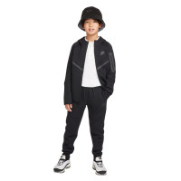Nike Tech Fleece Sportswear Trainingspak Kids Zwart Donkergrijs