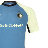 Chemise d'entraînement Castore Feyenoord 2024-2025 bleu jaune clair