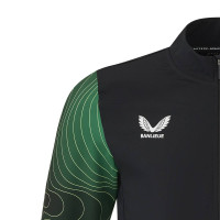 Veste d'entraînement Castore Feyenoord Anthem 2024-2025 noir vert blanc