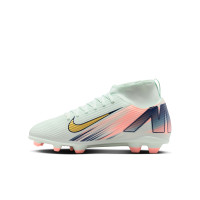 Nike Mercurial Vapor 16 Club MDS Gazon Naturel Gazon Artificiel Chaussures de Foot (MG) Enfants Vert Menthe Bleu Rose Doré