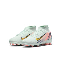 Nike Mercurial Vapor 16 Club MDS Gazon Naturel Gazon Artificiel Chaussures de Foot (MG) Enfants Vert Menthe Bleu Rose Doré