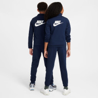 Nike Sportswear Survêtement Full-Zip Enfants Bleu Foncé Vert Blanc