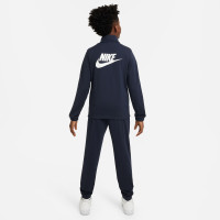 Nike Sportswear Survêtement Full-Zip Enfants Bleu Foncé Vert Blanc