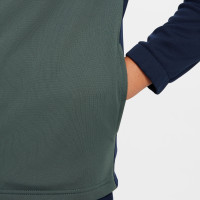 Nike Sportswear Survêtement Full-Zip Enfants Bleu Foncé Vert Blanc