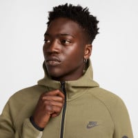 Nike Tech Fleece Sportswear Veste Vert Olive Gris Noir