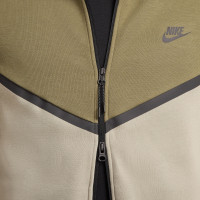 Nike Tech Fleece Sportswear Veste Vert Olive Gris Noir