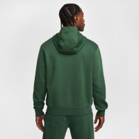 Nike Sportswear Club Fleece Sweat à Capuche Vert Foncé Blanc