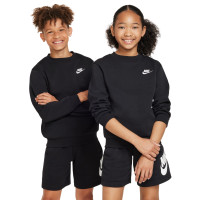 Nike Sportswear Club Fleece Sweat-Shirt Enfants Noir Blanc