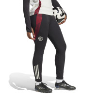 adidas Manchester United Trainingspak 1/4-Zip 2024-2025 Dames Wit Zwart Rood