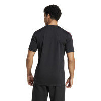 adidas Manchester United CNY T-Shirt 2024-2025 Noir Rouge Doré