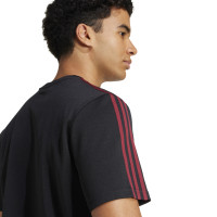 adidas Manchester United CNY T-Shirt 2024-2025 Noir Rouge Doré