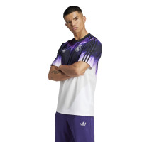 adidas Real Madrid CNY T-Shirt 2024-2025 Mauve Blanc Noir