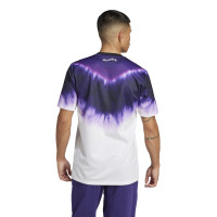 adidas Real Madrid CNY T-Shirt 2024-2025 Mauve Blanc Noir