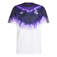 adidas Real Madrid CNY T-Shirt 2024-2025 Mauve Blanc Noir