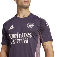 adidas Arsenal Maillot d'Entraînement 2024-2025 Mauve Foncé Beige Mauve