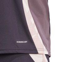 adidas Arsenal Maillot d'Entraînement 2024-2025 Mauve Foncé Beige Mauve