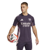 adidas Arsenal Maillot d'Entraînement 2024-2025 Mauve Foncé Beige Mauve