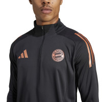 adidas Bayern Munich Haut d'Entraînement 1/4-Zip 2024-2025 Noir Vert Bronze