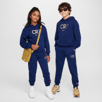 Nike CR7 Club Fleece Survêtement à Capuche Enfants Bleu Foncé Doré