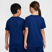 Nike CR7 Academy Maillot d'Entraînement Enfants Bleu Foncé Rose Doré