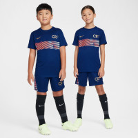 Nike CR7 Academy Maillot d'Entraînement Enfants Bleu Foncé Rose Doré