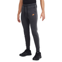 Nike Tech Fleece Sportswear Pantalon de Jogging Gris Foncé Orange Gris