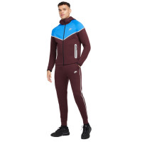 Nike Tech Fleece Sportswear Joggingbroek Bordeauxrood Zilver Zwart