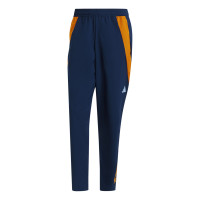 adidas Real Madrid Présentation Survêtement Full-Zip 2024-2025 Bleu Foncé Orange Bleu Clair