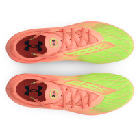 Under Armour Magnetico Elite 4.0 Gazon Naturel Chaussures de Foot (FG) Orange Vert