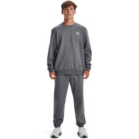 Under Armour Icon Fleece Crew Sweater Grijs Wit