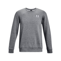 Under Armour Icon Fleece Crew Sweater Grijs Wit