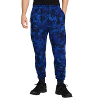 Nike Tech Fleece Sportswear Camo Pantalon de Jogging Bleu Bleu Foncé Noir