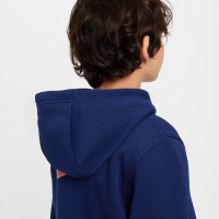 Nike CR7 Club Fleece Survêtement à Capuche Enfants Bleu Foncé Doré