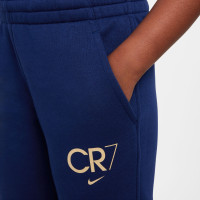 Nike CR7 Club Fleece Survêtement à Capuche Enfants Bleu Foncé Doré