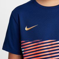 Nike CR7 Academy Maillot d'Entraînement Enfants Bleu Foncé Rose Doré