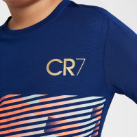 Nike CR7 Academy Maillot d'Entraînement Enfants Bleu Foncé Rose Doré
