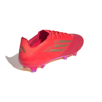 adidas F50 Elite Gazon Naturel Chaussures de Foot (FG) Rouge Doré