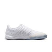 Nike Lunargato II Chaussures de Foot en Salle (IN) Blanc Argenté